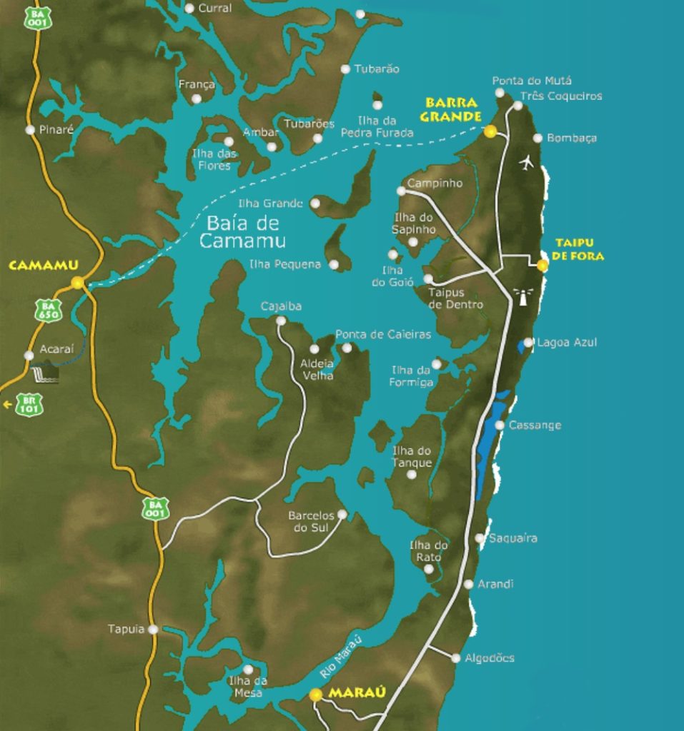 Mapa Taipu de Fora