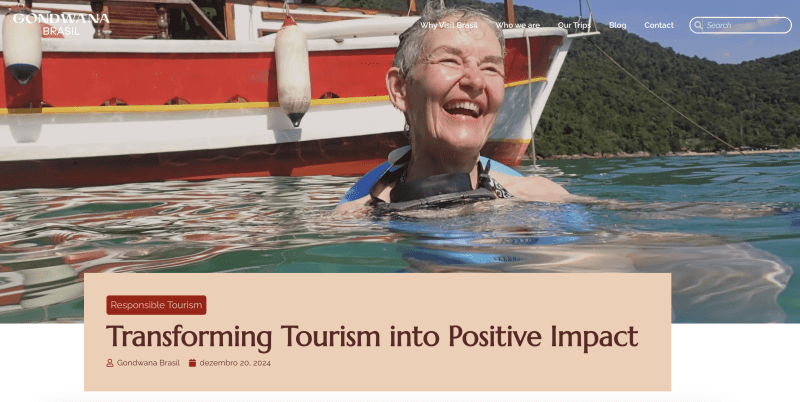 relatório de sustentabilidade turismo