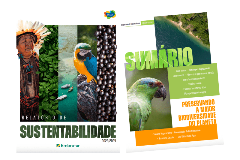 relatório de sustentabilidade turismo Embratur